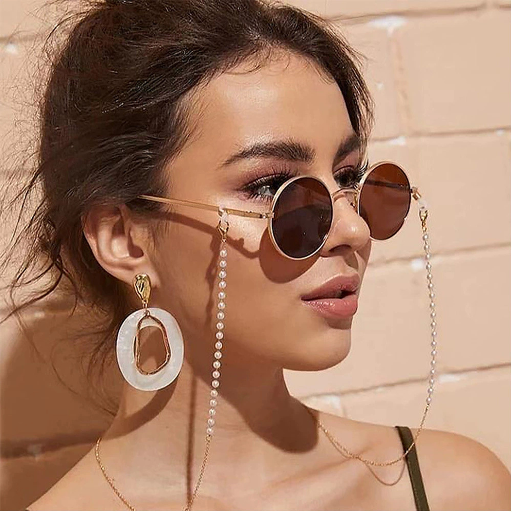 Sunglass Retainer Cord - 2025 سلسلة النظارات تقليد اللؤلؤ مطرز