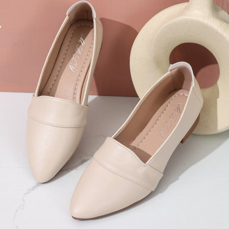 أحذية نسائية مسطحة سهلة الارتد - مراجعة Casual Sandal Leather وسعره