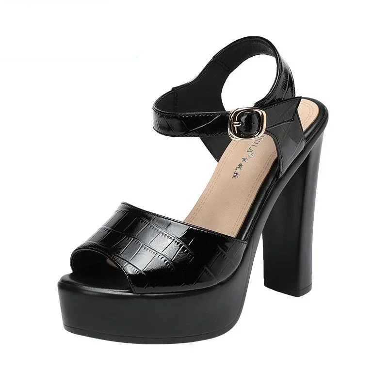 10 سنتيمتر 13 سنتيمتر موضة الص - مراجعة Casual Sandal Leather وسعره