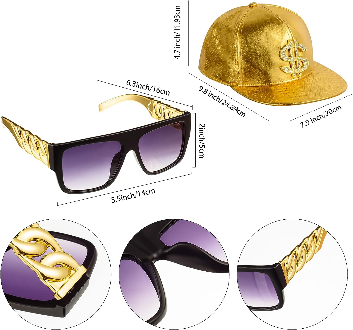 PESENAR 80s 90 السفينة هوب حلي - مراجعة Sunglass Retainer Cord وسعره